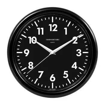 Часы настенные Черные малые, 24.5 см