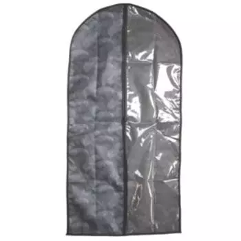 Чехол для одежды Домовой Перышко, 60х120 см, на молнии, нетканый материал