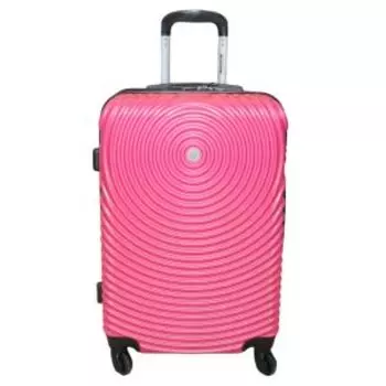 Чемодан Proffi Travel Tour Space Орхидея пластиковый, 4-х колесный, размер M, 64х43х26 см