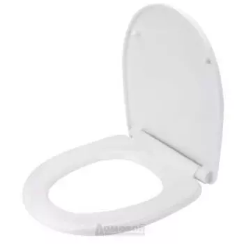 Cиденье для унитаза Soft close, 406х351 мм, дюропласт