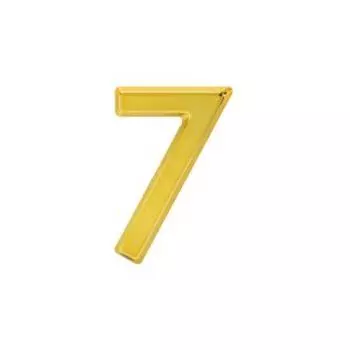 Цифра на дверь НОРА-М 7, 50 мм, пластик, золото