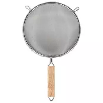 Cито с ручкой, 20 см, нерж. сталь/дерево