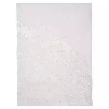 Cкатерть кружевная, 137 см, белый, ПВХ безосновный