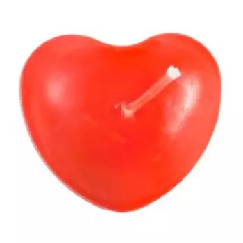 Cвечи чайные, 6шт, сердечки