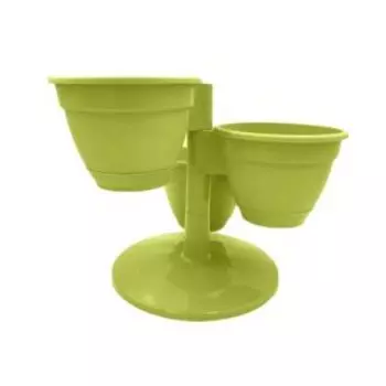 Цветочный каскад Антик из 3 горшков, фисташка