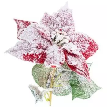 Цветок искусственный Lefard Пуансетия, 30 см