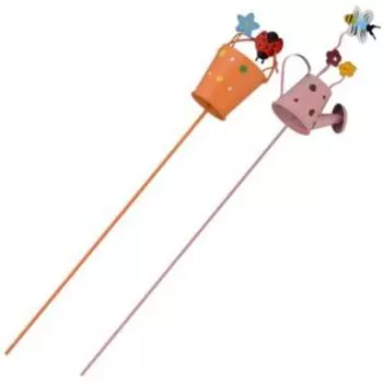 Декор для растений, 25 см, металл, в ассортименте