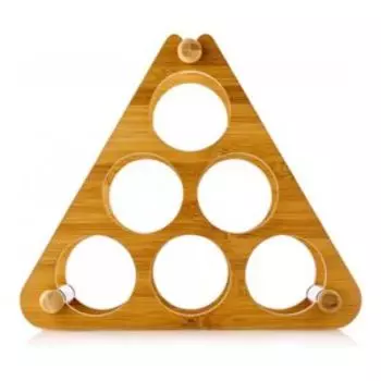 Держатель для бутылок Wine Time, 36х17х31 см, бамбук