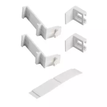 держатель-крючок для рулонных мини штор на створку окна PRAKTO, комплект 2шт