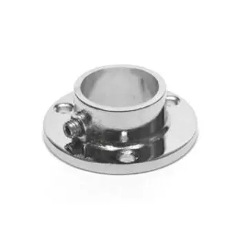 Держатель TECH-KREP для трубы 25 мм с фиксатором, хром, 2 шт