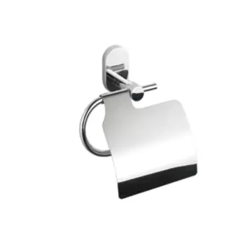 держатель туалетной бумаги с крышкой LT21309 FLORA, хром