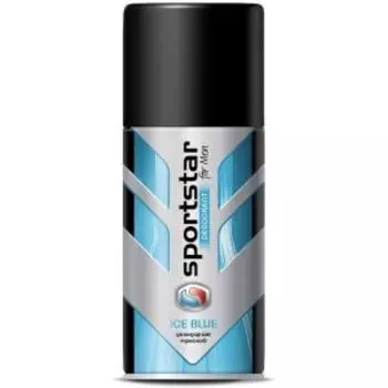 Дезодорант для тела Sportstar Ice Blue мужской, 175 мл