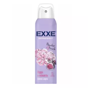 Дезодорант EXXE Powder touch, Пудра и нежность, 150 мл, спрей