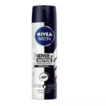 дезодорант NIVEA MEN невидимая защита для черного &белого,мужской, аэрозоль