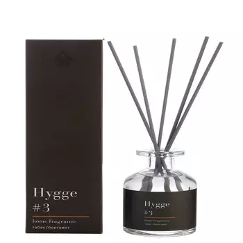 Диффузор ароматический Arida Home Hygge #3 Табак/Бергамот, 50 мл