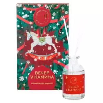 Диффузор-открытка ароматический Aroma Harmony Вечер у камина, 50 мл