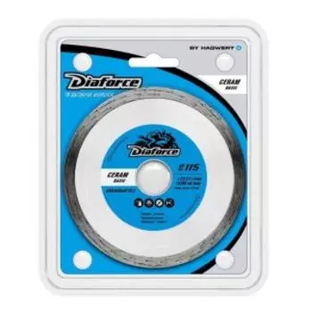 Диск алмазный Diaforce Ceram Basic, влажный рез, 115х22,23х5х1,8 мм