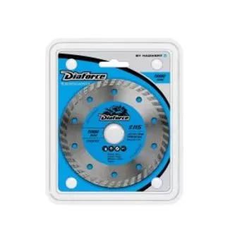 Диск алмазный Diaforce Turbo Basic, сухой рез, 115х22,23х7,5х1,9 мм