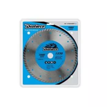 Диск алмазный Diaforce Turbo Basic, сухой рез, 230х22,23х7,5х2,4 мм
