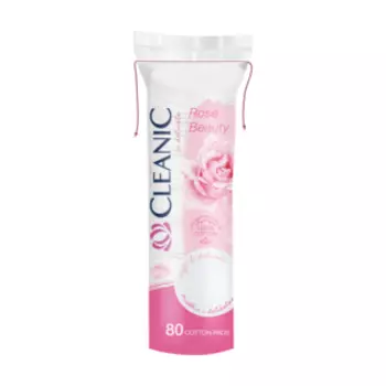 Диски ватные Cleanic Rose Beauty, 80 шт