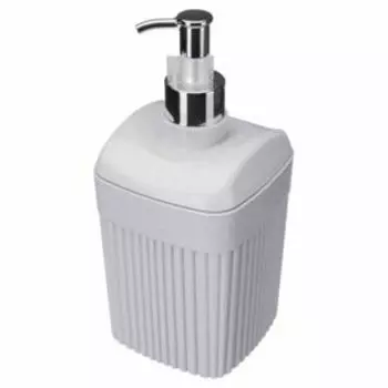 Диспенсер для жидкого мыла Velvet, 0.65 л, светло-серый