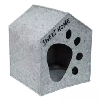 Домик для животных Будка Лапа Джентльмена, войлок, 37х37х37 см