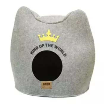 Домик для животных EVA Ушастик королевский, войлок, 46х46х43 см