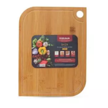 Доска разделочная Attribute Basix, 33х25 см, бамбук