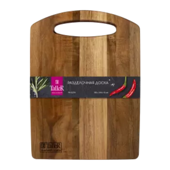 Доска разделочная TalleR TR-52224, 33х24 см, дерево