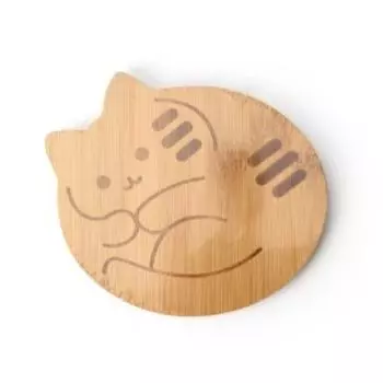 Доска сервировочная FatCat, 15х13 см, бамбук