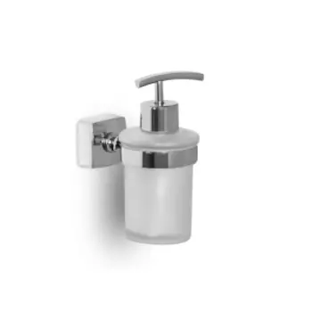 Дозатор для жидкого мыла Lotti Venezia, хром/стекло