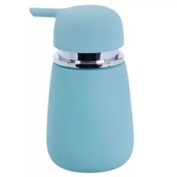 Дозатор для жидкого мыла Soft, керамика, голубой