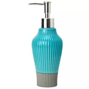 Дозатор Плиссе, керамика, голубой