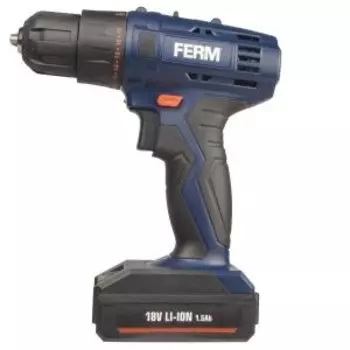 Дрель аккумуляторная безударная FERM CDM1120, Li-ion, 18 В, 32 Нм, 1,5 Ач