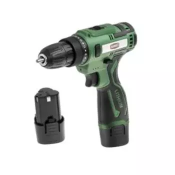 Дрель аккумуляторная промо HAMMER ACD12/2С, Li-ion, 12 В, 26 Нм, 2х1,5 Ач, 1350об/мин, кейс