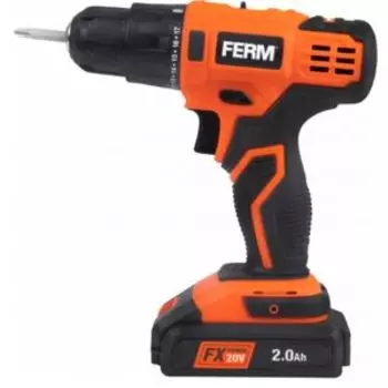 Дрель-шуруповерт аккумуляторная FERM CDM1164, Li-Ion, 2Ач, 20В, 36Hм, 20В