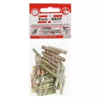 Дюбель для газобетона, 6х32 мм, металлический, 30 шт TECH-KREP