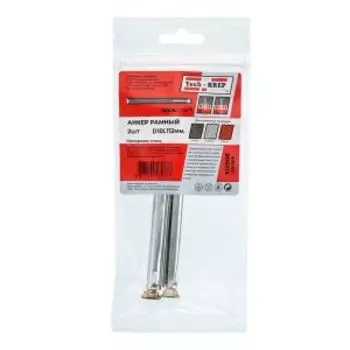 Дюбель рамный металлический, 10х112 мм, 2 шт TECH-KREP