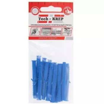 Дюбель распорный, шипы+усы ЧАПАЙ, 6х60мм, полипропилен, 14шт