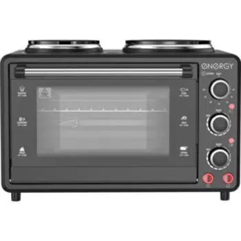 Духовка электрическая Energy GН-26A-B, 2 конфорки, 26 л, 1400 Вт