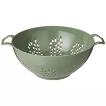 Дуршлаг Agness, 28.5х22.8 см, пластик, зеленый