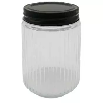 Емкость для хранения Esprado Faceta, 550 мл, стекло/нерж. сталь