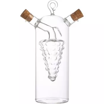 Емкость для масла и уксуса Oliva Виноград, 350/50 мл, стекло