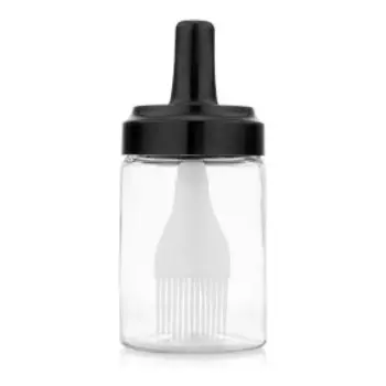 Емкость для масла с кисточкой Home Chef, 250 мл, стекло/пластик