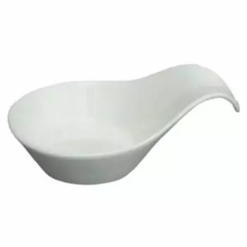 Емкость для закусок Royal White, 13 см, фарфор