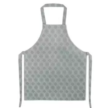 Фартук Орнамент, 60х80 см, хлопок, серый