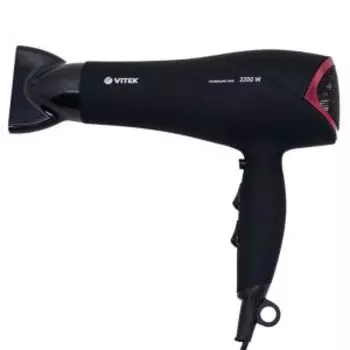 фен VITEK VT-8208 (2200 Вт. 3 режима, концентратор), черный