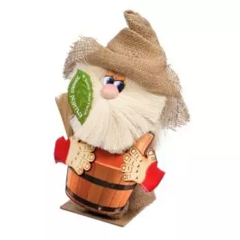 Фигура для бани и сауны Банник, 15х10,5х23,5см