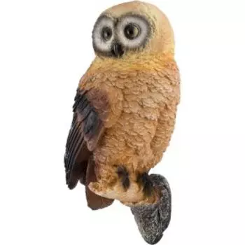 Фигура садовая навесная Сова на пеньке, 31 см