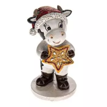 фигурка декоративная Коровка, размер: 5х5х9см